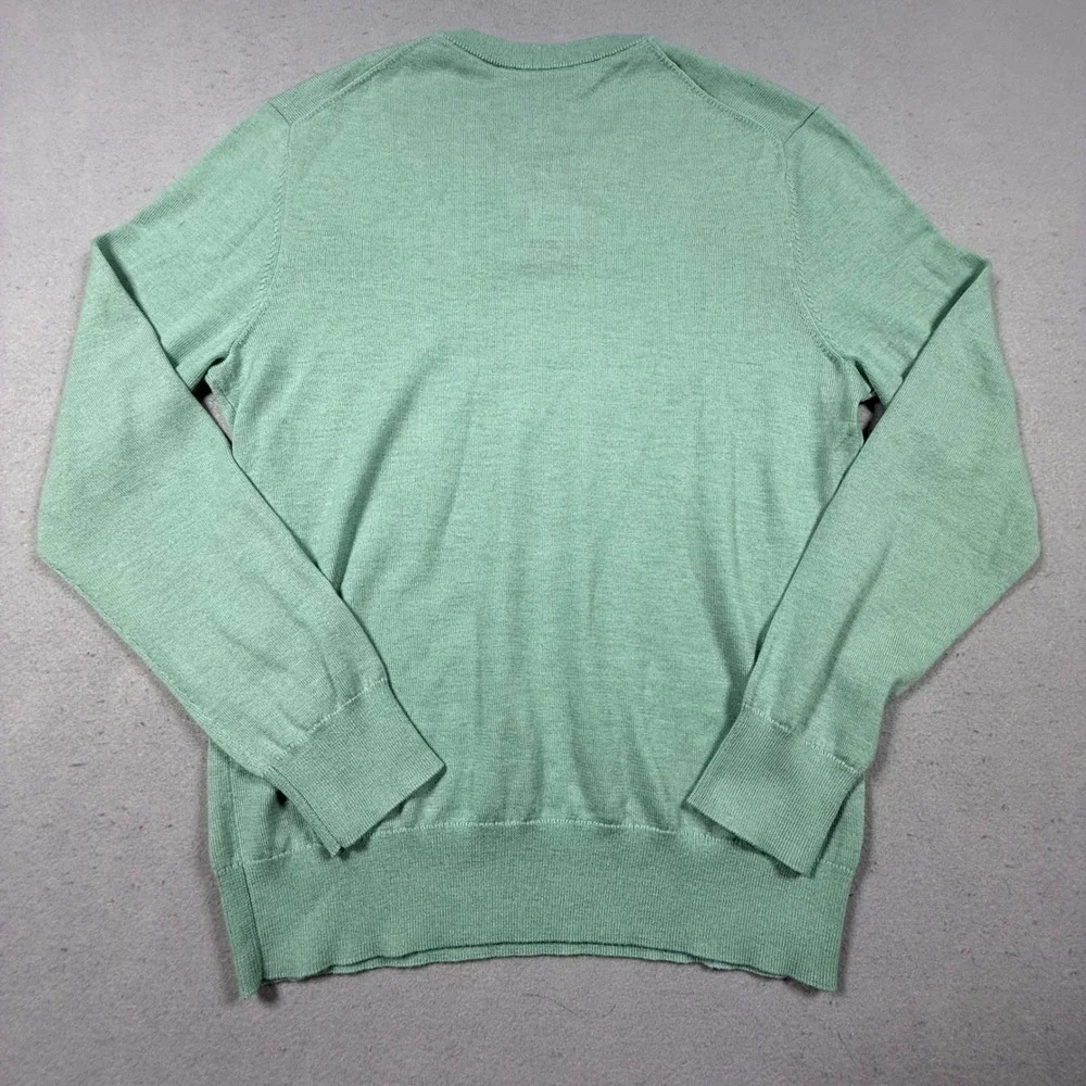 G/FORE Mens Mint Green 100% Cashmere V-Neck Golf Sweater NWT Small